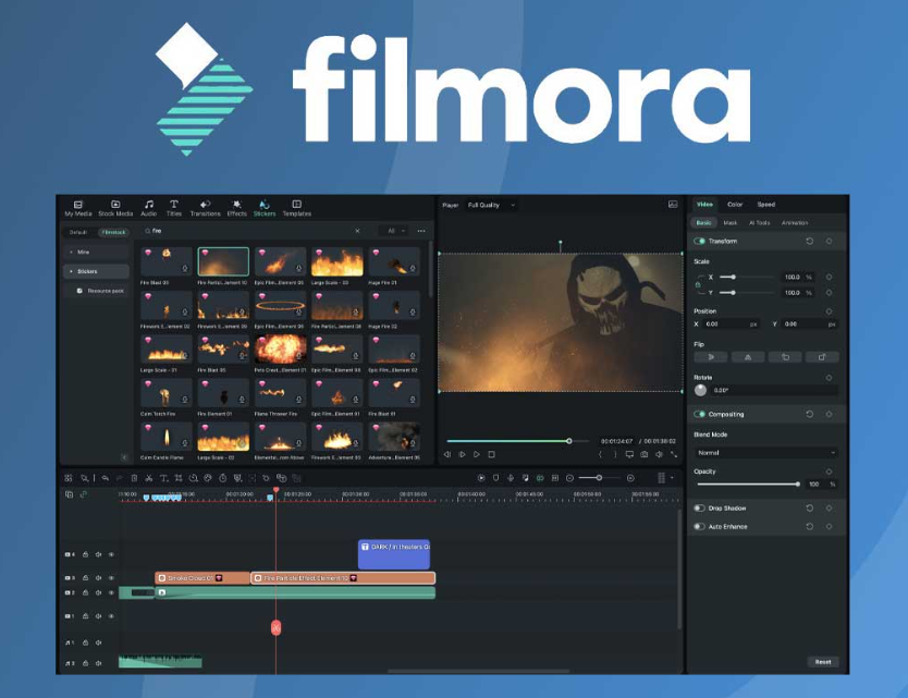 Wondershare Filmora Трескаться